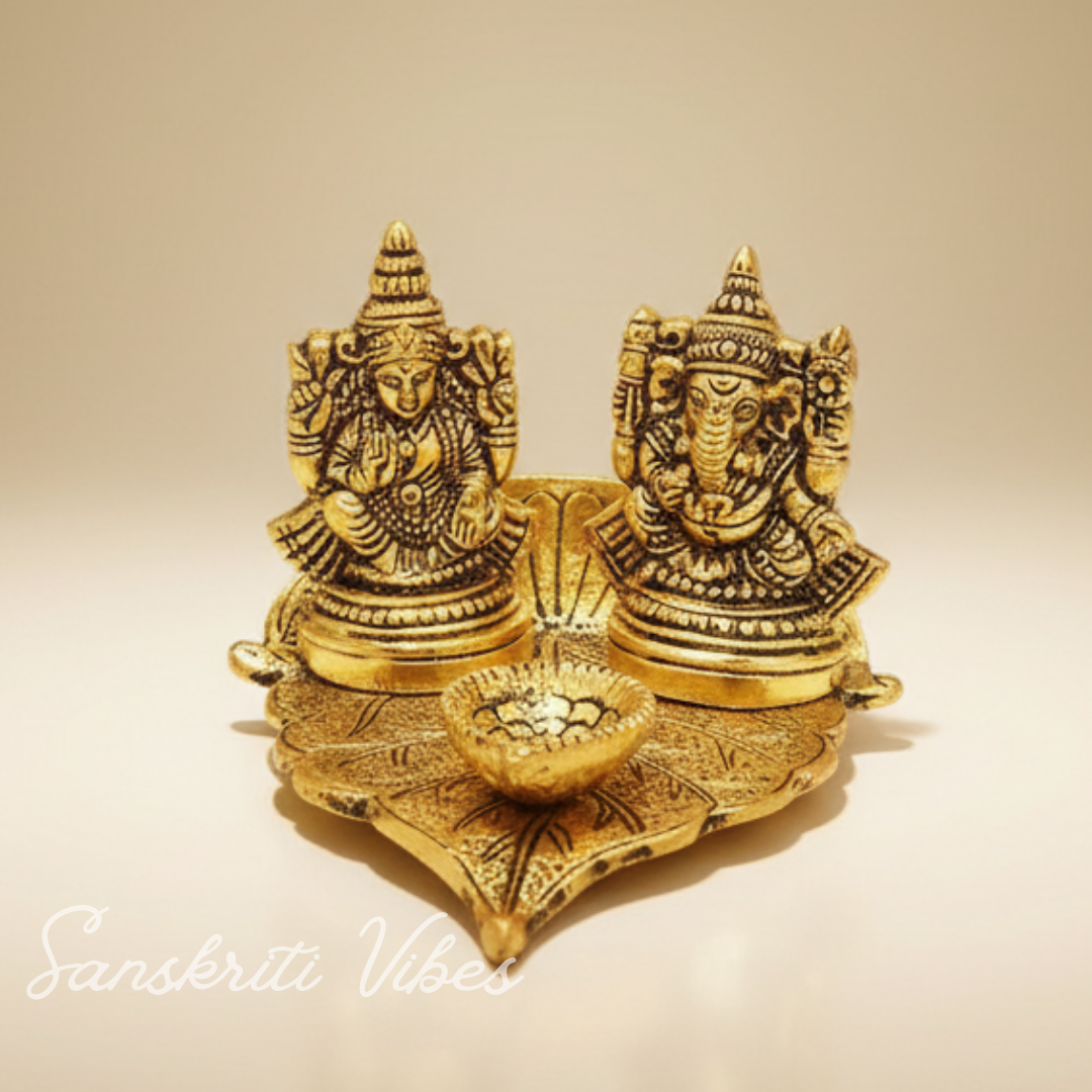 Laxmi Ganesha Metal Statue - Retail Maharaj