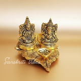 Laxmi Ganesha Metal Statue - Retail Maharaj