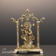 Metal Radha Krishna Statue / Murti – 20 cm Decorative Showpiece for Pooja & Home Decor by Sanskriti Vibes | Glossy Finish - Retail Maharaj