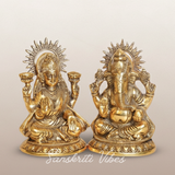 Laxmi Ganesha Ji Murti Decorative Showpiece - Retail Maharaj
