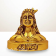 Adiyogi Shiva Metal Statue for Car Dashboard Desk Mandir Meditation Spiritual Home Decor Showpiece Handcrafted - Retail Maharaj