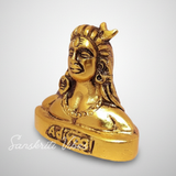 Adiyogi Shiva Metal Statue for Car Dashboard Desk Mandir Meditation Spiritual Home Decor Showpiece Handcrafted - Retail Maharaj