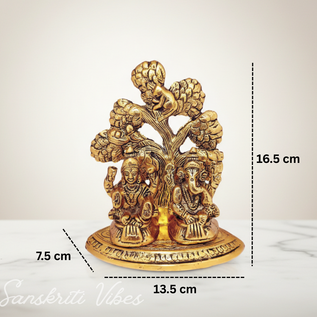 Laxmi Ganesha Metal Statue/Murti For Pooja & Home - Retail Maharaj