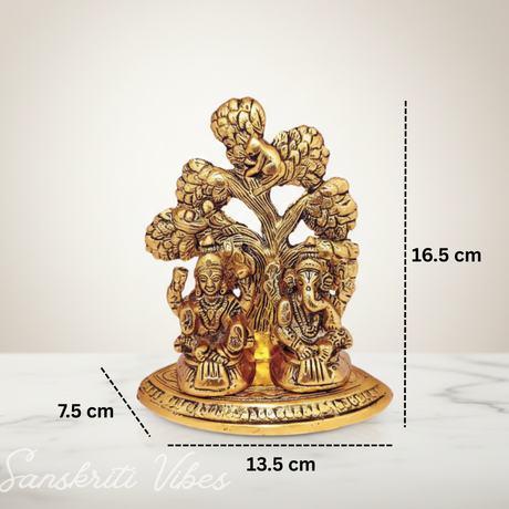 Laxmi Ganesha Metal Statue/Murti For Pooja & Home - Retail Maharaj