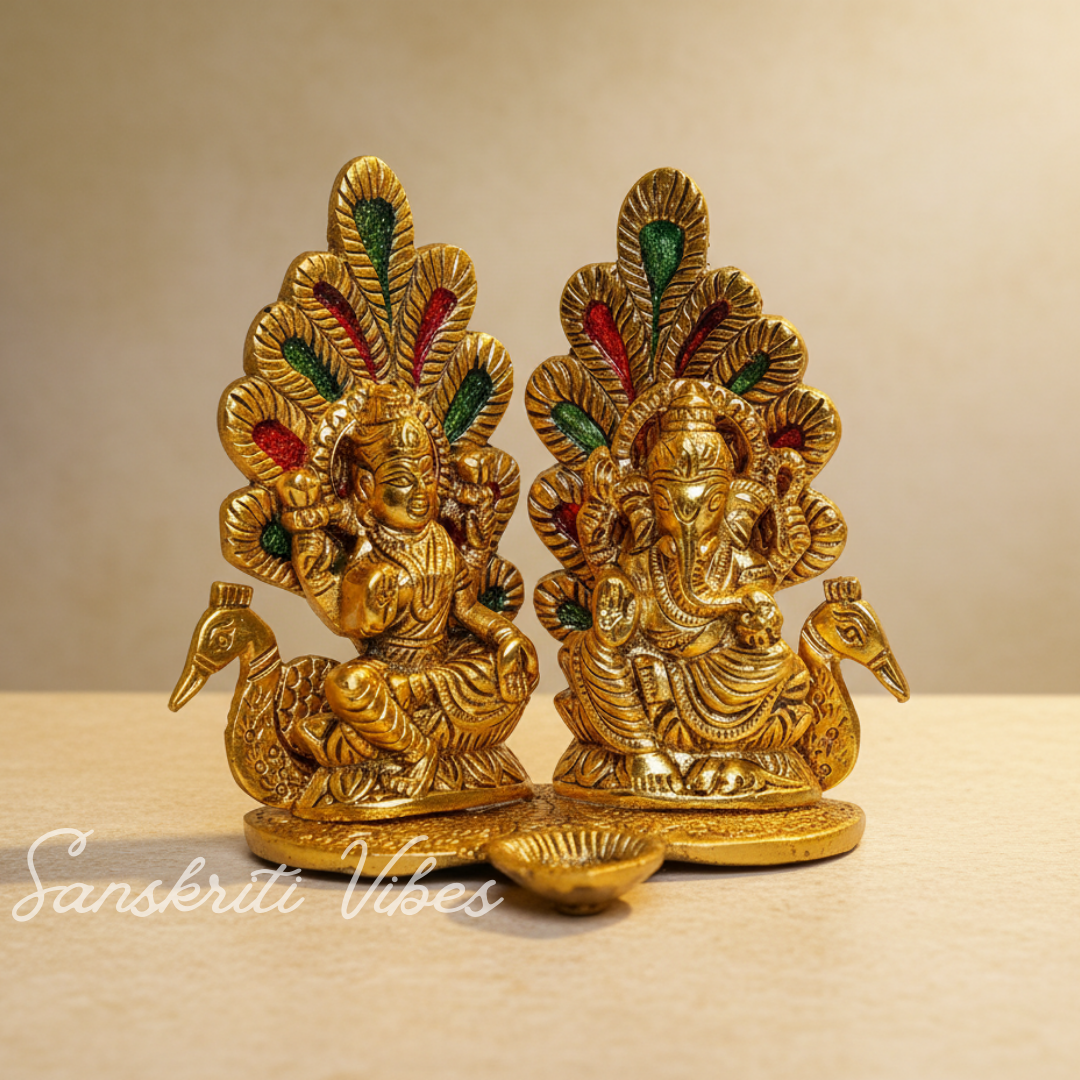 Laxmi Ganesha Metal Statue - Retail Maharaj