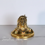 Adiyogi Shiva Metal Statue Murti for Car Dashboard Desk Mandir Meditation Spiritual Home Decor Showpiece - Retail Maharaj