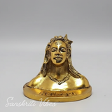 Adiyogi Shiva Metal Statue Murti for Car Dashboard Desk Mandir Meditation Spiritual Home Decor Showpiece - Retail Maharaj