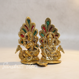 Laxmi Ganesha Metal Statue - Retail Maharaj
