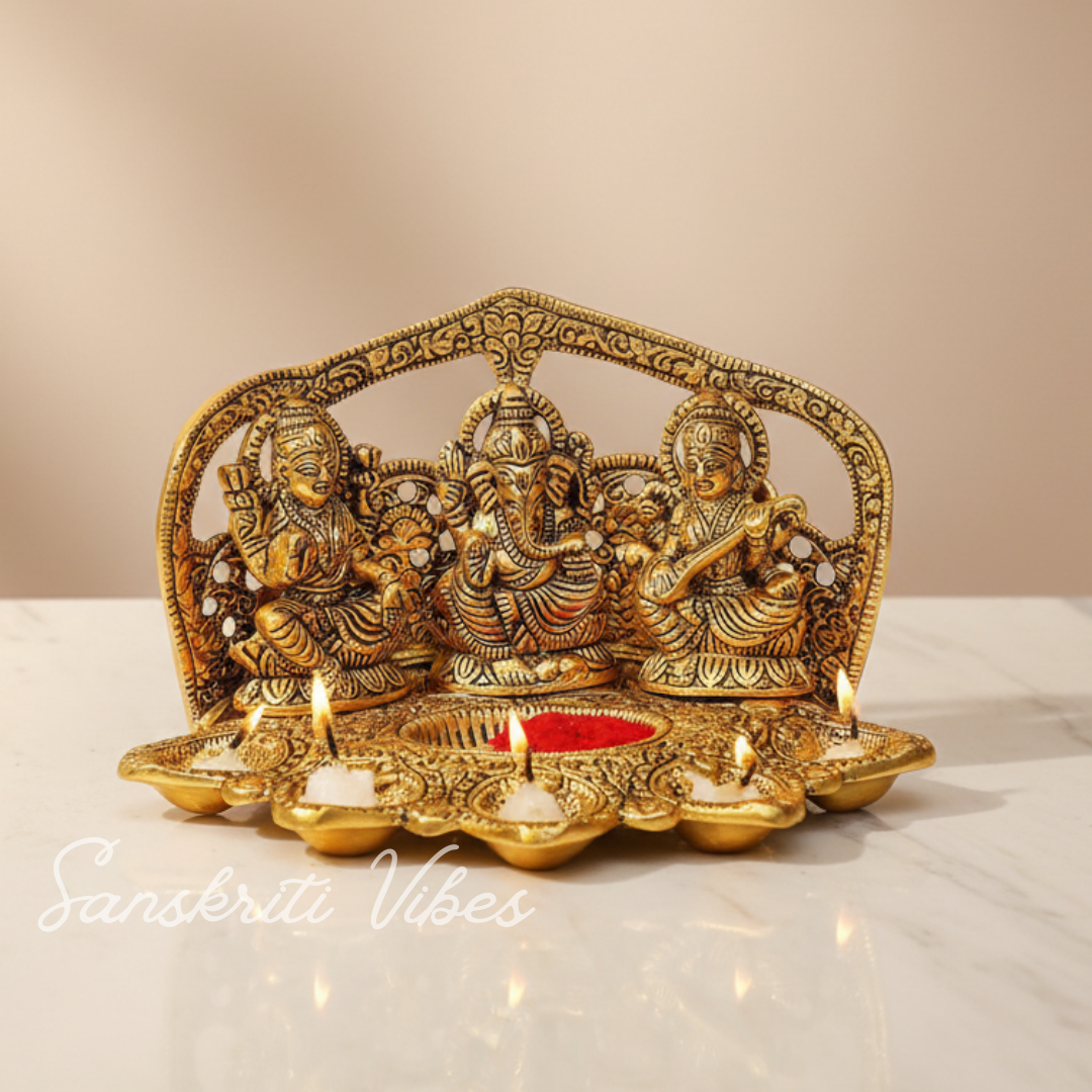 Laxmi Ganesha Saraswati Murti - Retail Maharaj