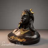 Adiyogi Shiva Metal Statue Murti for Car Dashboard Desk Mandir Meditation Puja Vastu Home Decor Showpiece - Retail Maharaj