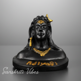 Adiyogi Shiva Metal Statue Murti for Car Dashboard Desk Mandir Meditation Puja Vastu Home Decor Showpiece - Retail Maharaj