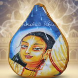 Shri Chaitanya Mahaprabhu Hand Printed Japa Bag | Cotton Chanting Bag with Japa Mala & Sakshi Mala | Shri Krishna Devotional Accessory - Retail Maharaj