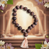 18+1 Guru Beads Tulsi Berkha for Chant – Premium | Sacred Tulsi Prayer Mala for Meditation & Mantra Chanting - Retail Maharaj