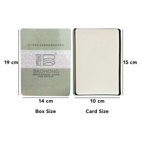 Baohong Academy Watercolour Postcard Paper Set 300 GSM 100 Percent Cotton - Retail Maharaj