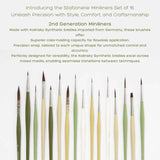Stationerie Miniliners Set of 16 Kolinsky Synthetic Forest Edition - Retail Maharaj