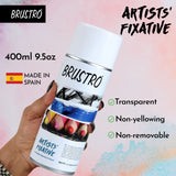 Brustro Artists Fixative 400 ml - Retail Maharaj