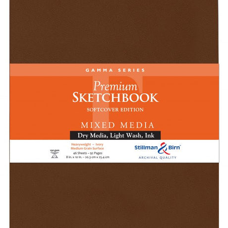 Stillman Birn Gamma Series Ivory Medium Grain Sketchbook - Retail Maharaj