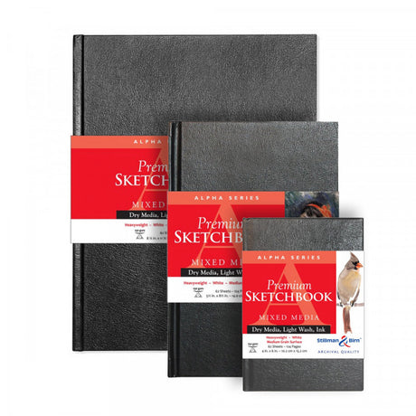 Stillman and Birn Alpha Series White Sketchbook for Dry Media Ink and Light Wash - Retail Maharaj