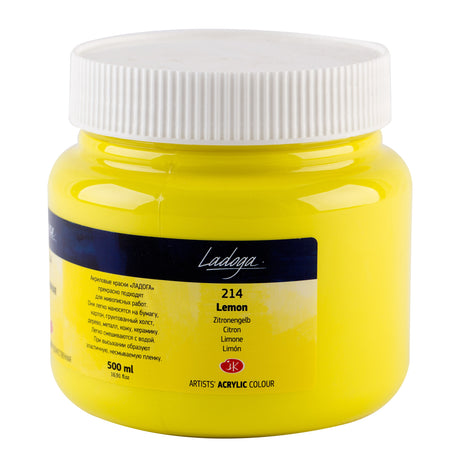 Ladoga Professional Acrylic Colours 500ml Open Stock Artist Paints - Retail Maharaj