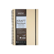 Brustro A4 Kraft Toned Paper Sketchbook Wiro Bound 100 GSM 100 Sheets - Retail Maharaj