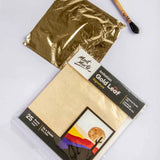 Mont Marte Imitation Gold Leaf 14x14cm 25 Sheets - Retail Maharaj