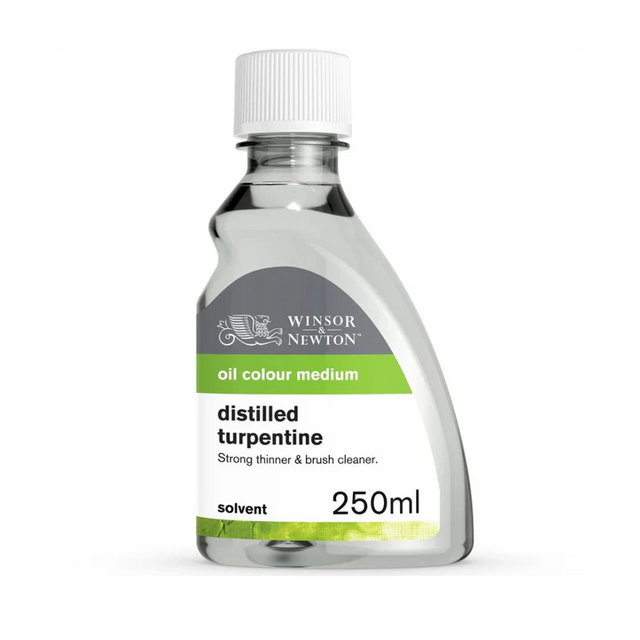 Winsor & Newton Distilled Turpentine 250 ml - Retail Maharaj
