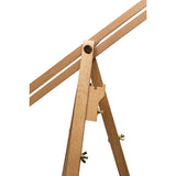 Brustro Artists' Sketching Tilted Wooden Easel Light – Solid Beechwood, Telescopic Legs, Portable - Retail Maharaj
