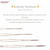 Retail Maharaj Long Liner Brush Silver Matt Edition - Retail Maharaj