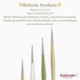 Retail Maharaj Dinky Liner Brush Set of 4 Kolinsky Synthetic - Retail Maharaj