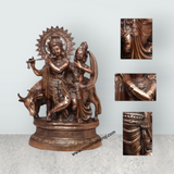 Radha Krishna Idol | Copper Idol/ Radha Krishna Murti for Pooja - Retail Maharaj