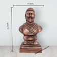 Shivaji Maharaj Statue - 15 x 8 Inches | Copper Oxidised Shivaji Statue/ Shivaji Maharaj Murti for Home/ 1.760 Kgs - Retail Maharaj