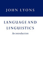 Language and Linguistics: An Introduction - Retail Maharaj