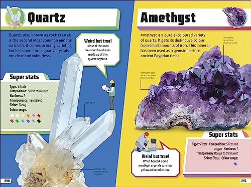 Rocks and Minerals Ultimate Handbook: The Need-to-Know Facts and Stats on More Than 200 Rocks and Minerals - Retail Maharaj