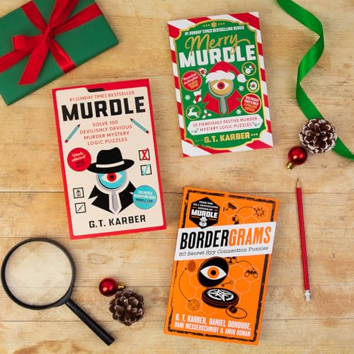 Bordergrams: FROM THE NO. 1 BESTSELLING AUTHOR OF MURDLE: 80 Secret Spy Connection Puzzles - Retail Maharaj