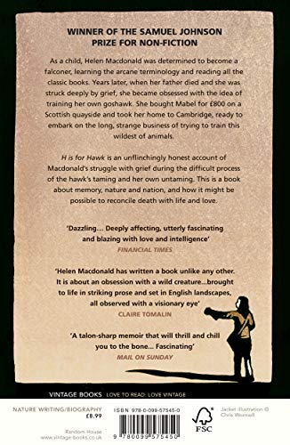 H is for Hawk: The Sunday Times bestseller and Costa and Samuel Johnson Prize Winner - Retail Maharaj