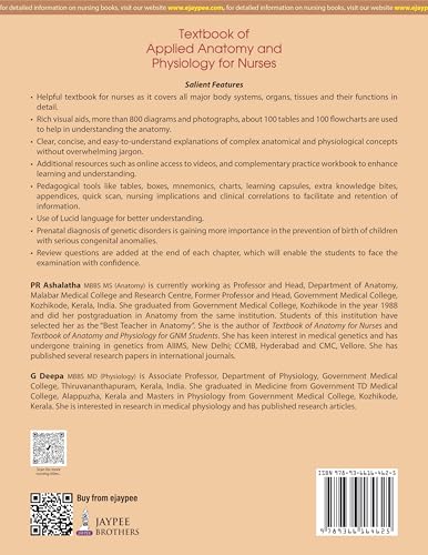 TEXTBOOK OF APPLIED ANATOMY AND PHYSIOLOGY FOR NURSES (COMPLIMENTARY BOOKS INCLUDED) - Retail Maharaj