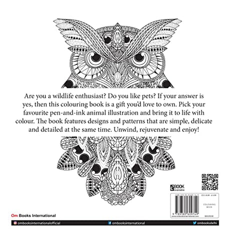 Mandala Colouring Book for Adults- Animal Kingdom - Retail Maharaj