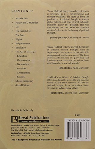 A HISTORY OF POLITICAL THOUGHT: From Antiquity to the Present - Retail Maharaj