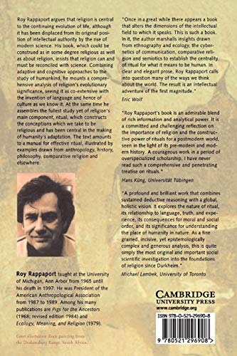 Ritual and Religion in the Making of Humanity - Retail Maharaj