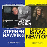 Pictorial Biography- Albert Einstein, Stephen Hawking & Issac Newton- Biographies of Inspirational Scientists- Combo of three books - Retail Maharaj