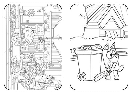 Bluey: Fun and Games: A Colouring Book: Official Colouring Book - Retail Maharaj