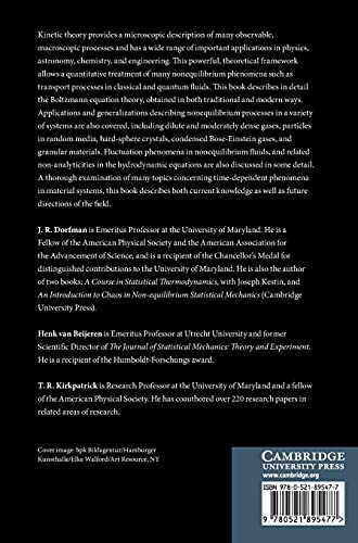 Contemporary Kinetic Theory of Matter - Retail Maharaj