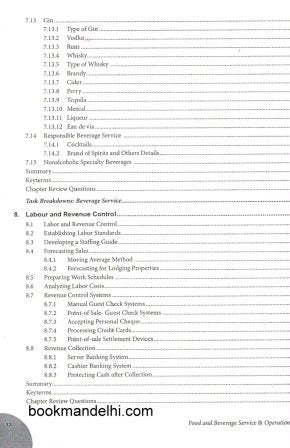 Food And Beverage Service And Operation Management - Retail Maharaj
