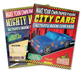 Make Your Own Paper Figures – City Cars Cut, Fold & Create Your Own Urban Vehicle Models | Ages 6–10 | Hands-On Paper Craft Fun for 2+ Hours - Retail Maharaj