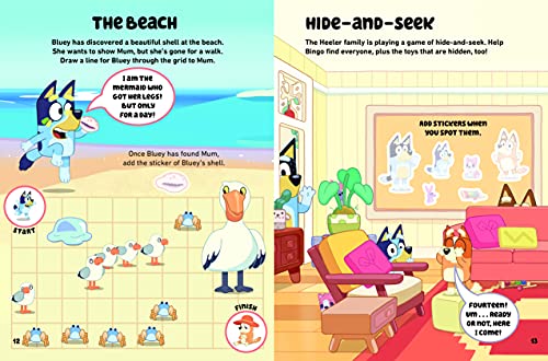 Bluey : Meet Bluey! Sticker Activity Boo - Retail Maharaj