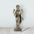 Laxmi Statue - 7 x 2.5 Inches | Laxmi Idol Standing On Lotus/ Brass Idol for Pooja/ 285 Gms Approx - Retail Maharaj