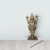 Balaji Murti - 6 x 3 Inches | Brass Idol/ Balaji Idol for Pooja/ 355 Gms Approx - Retail Maharaj