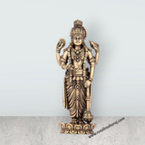 Vishnu Murti - 5 x 2 Inches | Brass Vishnu Idol/ Vishnu Statue for Pooja/ 180 Gms Approx - Retail Maharaj