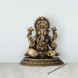Krishnan Statue - 7.5 x 3.25 Inches | Brass idol/ Krishna Flute Statue for Pooja/ 375 Gms Approx - Retail Maharaj