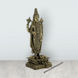Balaji Statue – Antique Brass Lord Perumal Idol for Home, Office & Pooja Room (5.5 x 3 Inches) - Retail Maharaj